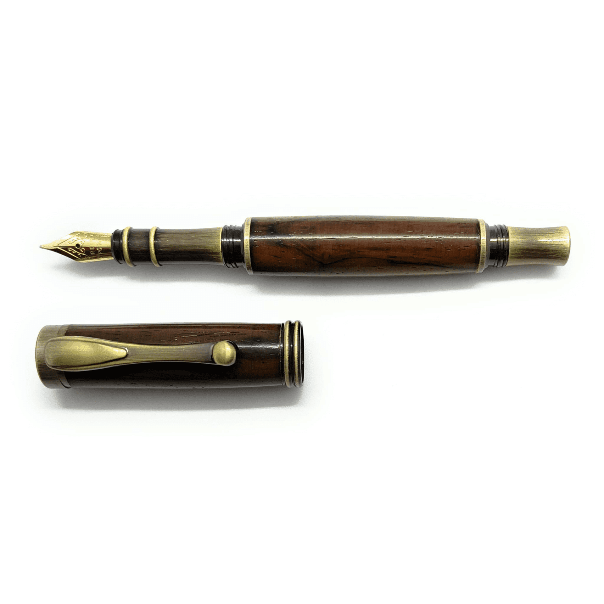 Pluma Estilográfica Retro en madera de Cocobolo - 2