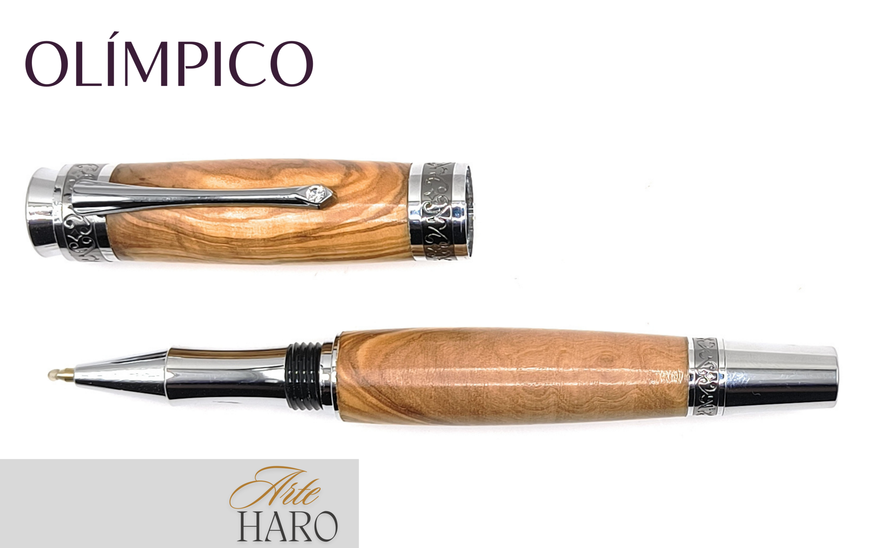 Roller TITANIUM en madera de Olivo - 2