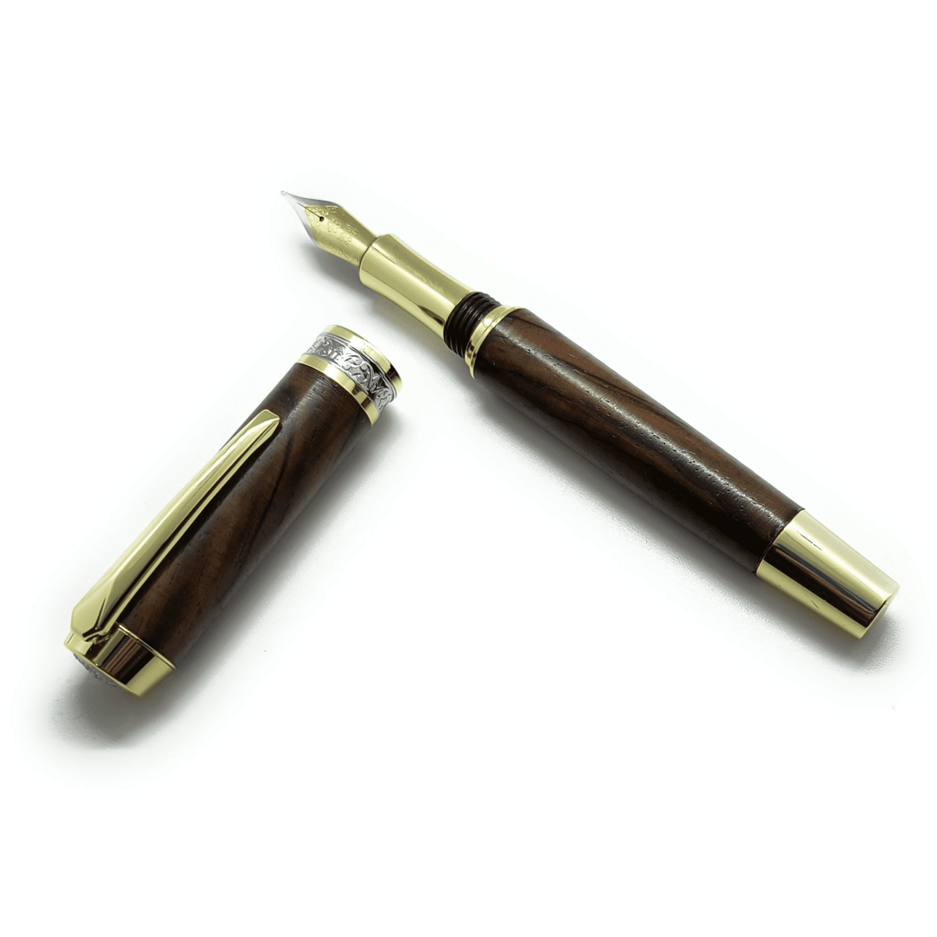 Pluma Estilográfica GNP en madera de Cocobolo - 1