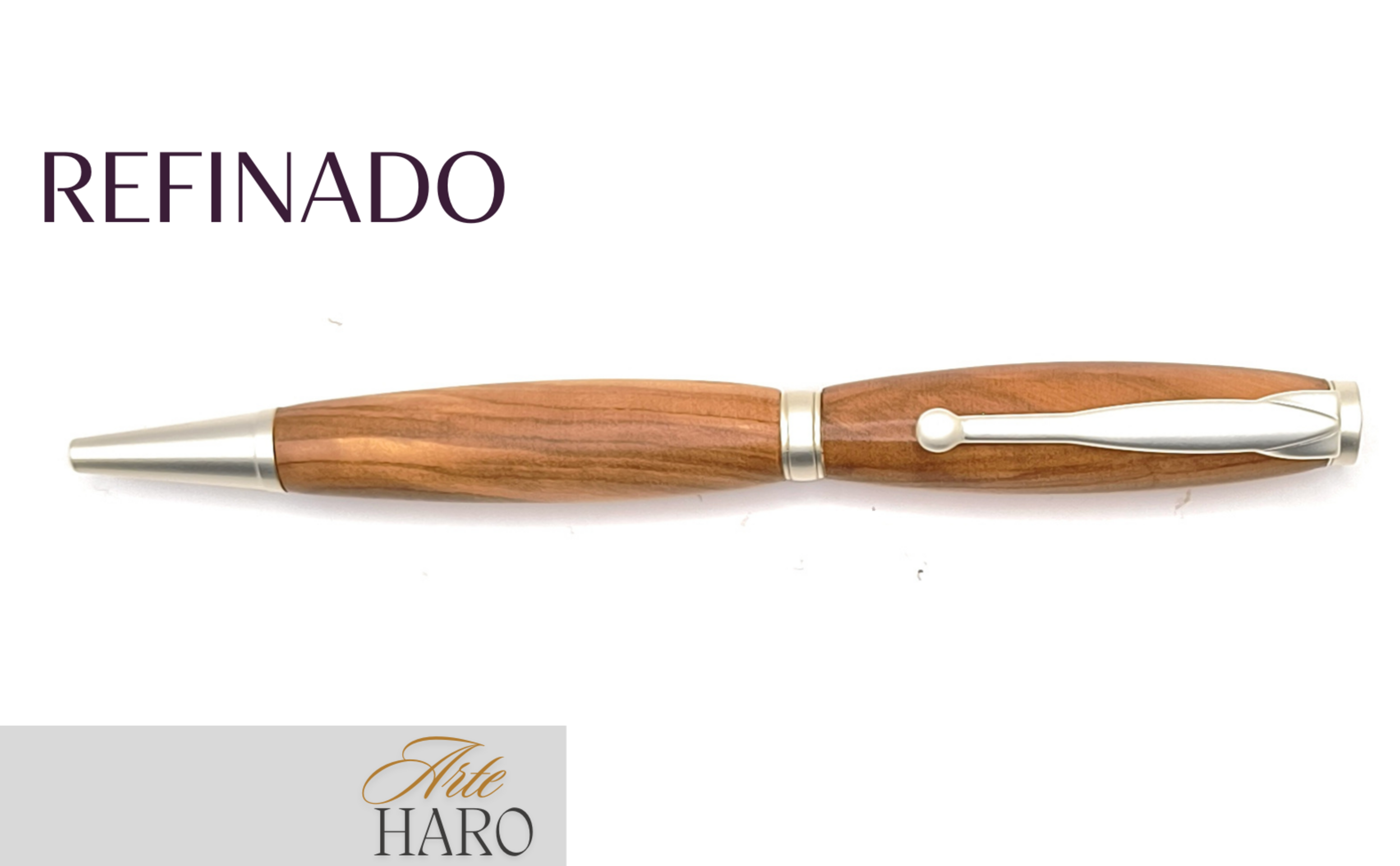 Bolígrafo SLM en madera de Olivo - 2